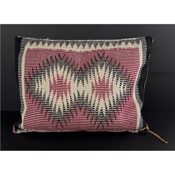 Navajo Indian Double Weave Twill Blanket Pillow
