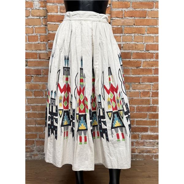 Hopi Indian Yei Dancer Kachina Doll Skirt
