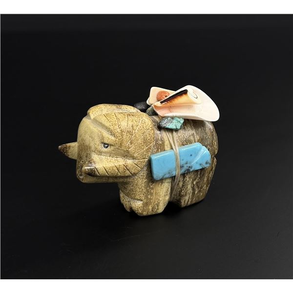 Andy Abeita Zuni Carved Ram Fetish