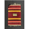 Image 2 : Antique Mexican Wool Serape Saltillo Throw Blanket