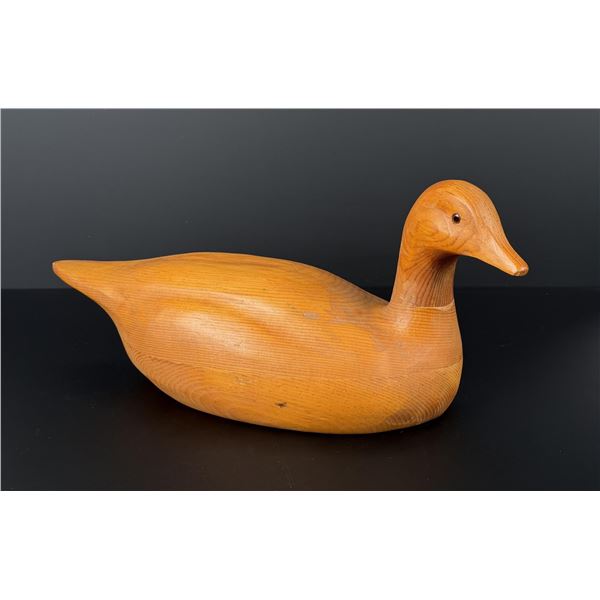 Carved Wood Duck Decoy