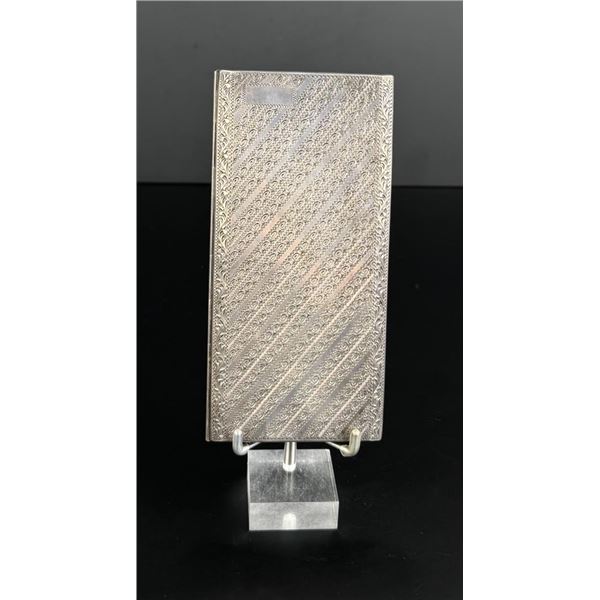 Sterling Silver Cigarette Calling Card Case