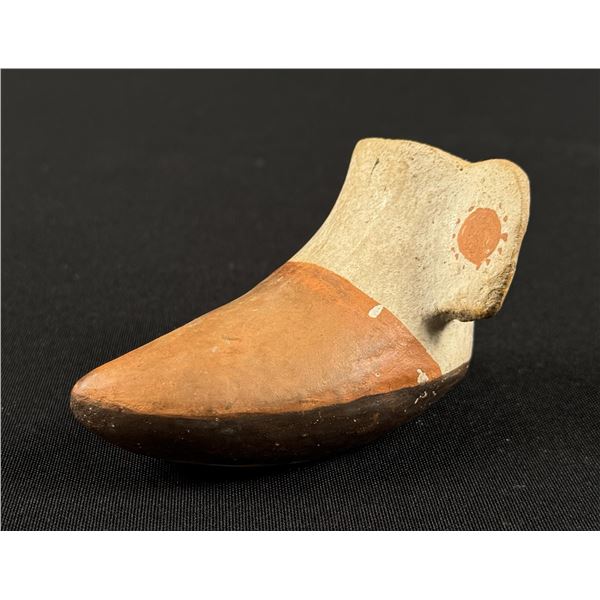 Acoma Pueblo Pottery Boot Shoe