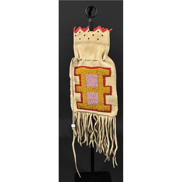 Apache Native American Indian Beaded Tobacco Bag