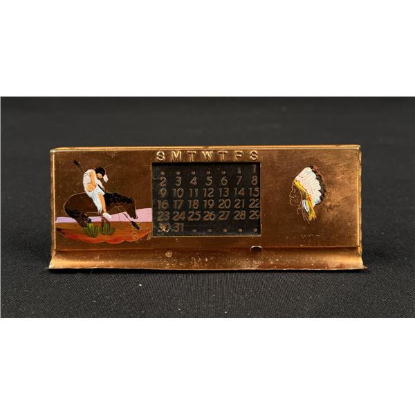 Trading Post Copper End of Trial Desk Calendar