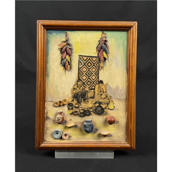Maria and Julian Martinez Pottery Painting
