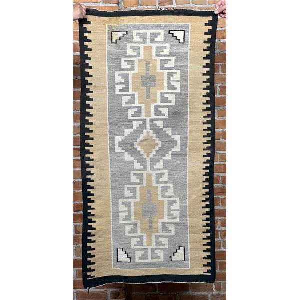 Navajo Indian Two Grey Hills Rug