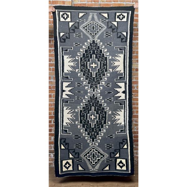 Navajo Indian Two Grey Hills Rug