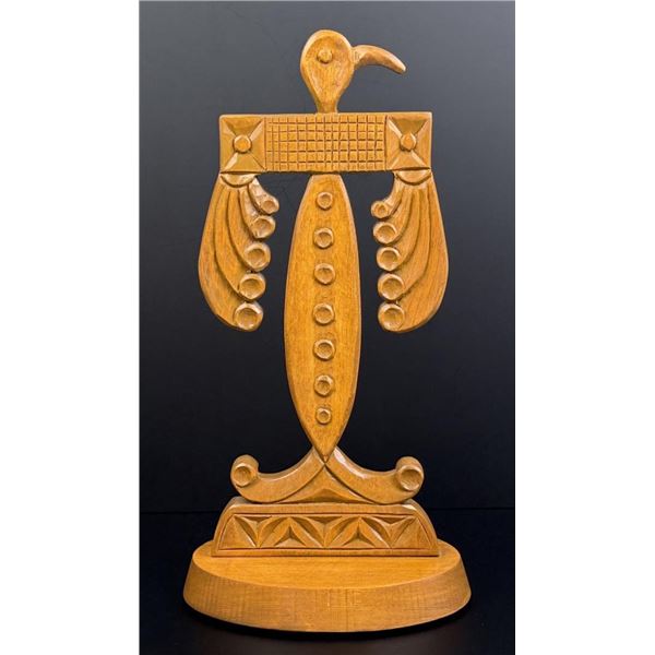 Andrew Garcia Spanish Colonial Carved Thunderbird