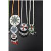 Image 4 : Native American Indian Beaded Rosette Necklaces