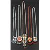 Image 1 : Native American Indian Beaded Rosette Necklaces