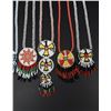 Image 3 : Native American Indian Beaded Rosette Necklaces