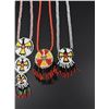 Image 4 : Native American Indian Beaded Rosette Necklaces