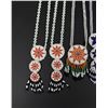 Image 2 : Native American Indian Beaded Rosette Necklaces