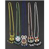 Image 1 : Native American Indian Beaded Rosette Necklaces