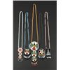 Image 1 : Native American Indian Beaded Rosette Necklaces
