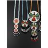 Image 2 : Native American Indian Beaded Rosette Necklaces