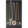 Image 1 : Native American Indian Beaded Rosette Necklaces