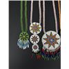 Image 2 : Native American Indian Beaded Rosette Necklaces