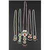 Image 1 : Native American Indian Beaded Rosette Necklaces