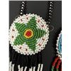 Image 5 : Native American Indian Beaded Rosette Necklaces