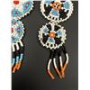 Image 6 : Native American Indian Beaded Rosette Necklaces