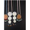Image 8 : Native American Indian Beaded Rosette Necklaces