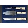 Image 1 : Alaskan Eskimo Inuit Scrimshaw Ivory Carving Set