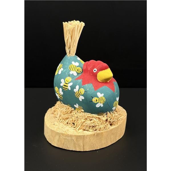Bahmonci Navajo Bee Folk Art Chicken