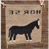 Image 2 : Navajo Indian Pictorial Horse Blanket Rug