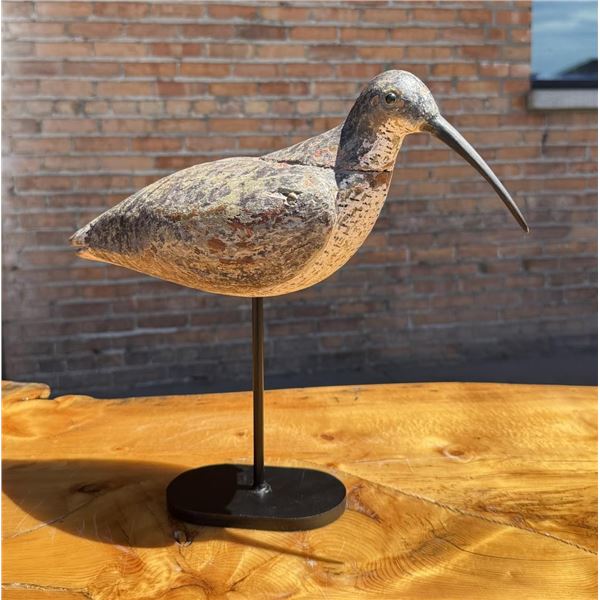 Nantucket Eskimo Curlew Shorebird Hunting Decoy