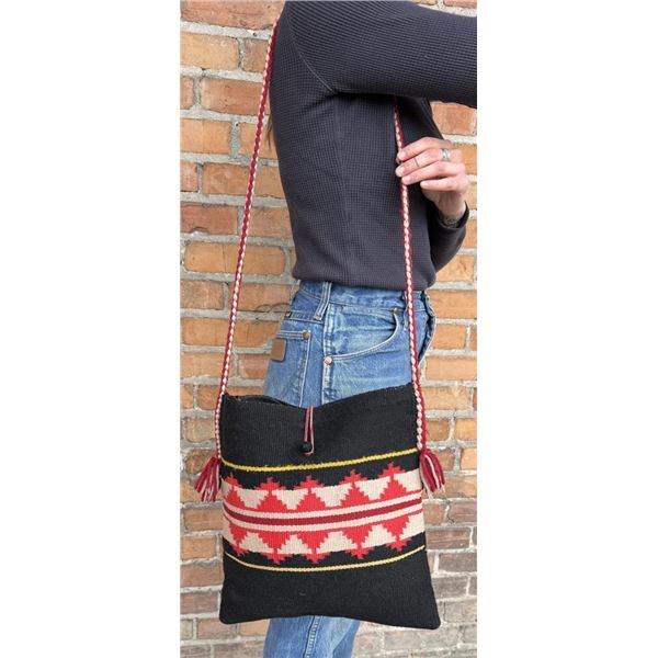 Navajo Indian Pueblo Blanket Purse Bag