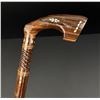 Image 1 : Inlaid Rosewood Walking Stick Cane