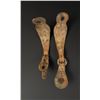 Image 5 : Basket Tooled Leather Cowboy Spur Straps