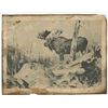 Image 1 : Carl Rungius Alaskan Moose Calendar 1937