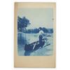 Image 1 : Dillons Falls Ohio Cyanotype RPPC Postcard
