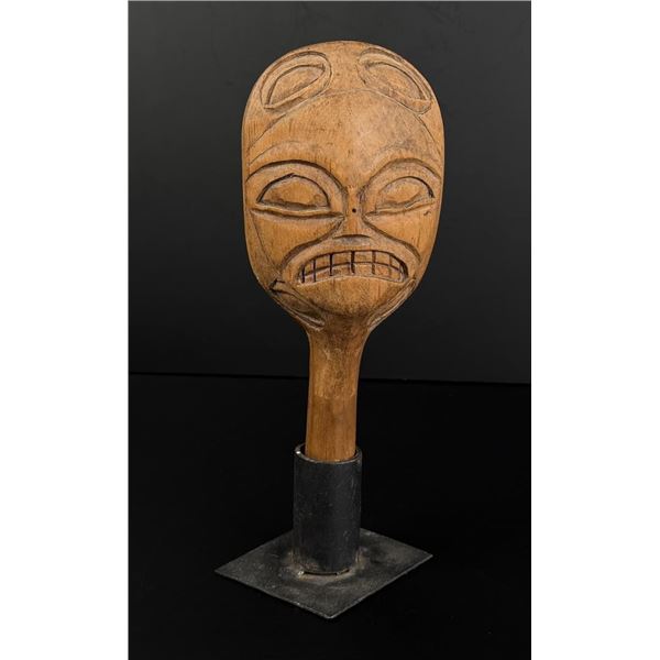 Haida Northwest Coast Indian Carved Rattle