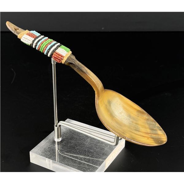 Gros Ventre Native American Indian Horn Spoon
