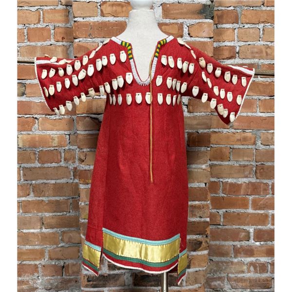 Plains Native American Indian Elk Tooth Dress