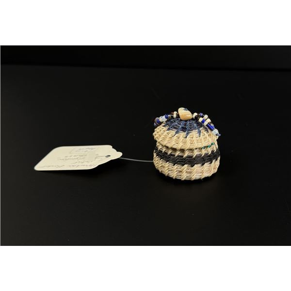 Linda Aguilar Chumash Indian Horsehair Basket