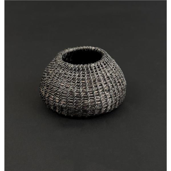 Linda Aguilar Chumash Indian Horsehair Basket