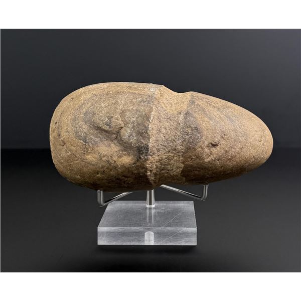 Ancient Native American Stone War Club