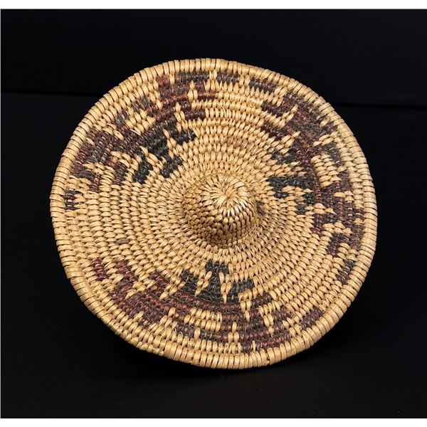 Hupa Yurok Karuk Native American Indian Basket Lid