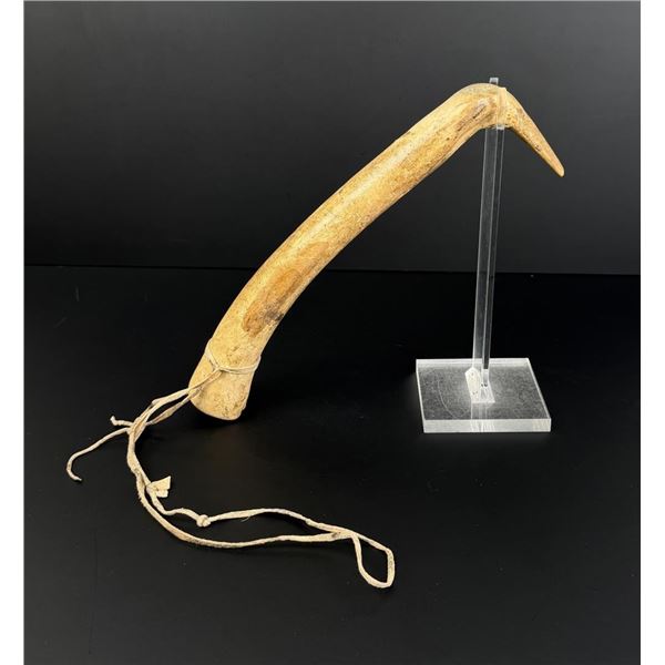 Montana Crow Indian Elk Horn Hide Scraper