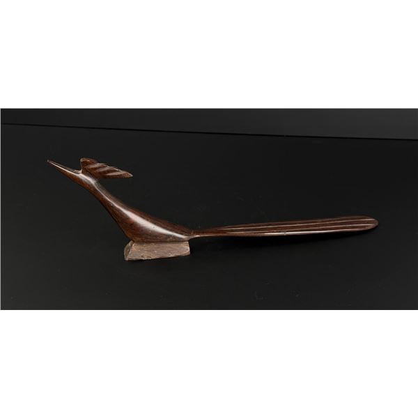 Mexican Ironwood Roadrunner Carving