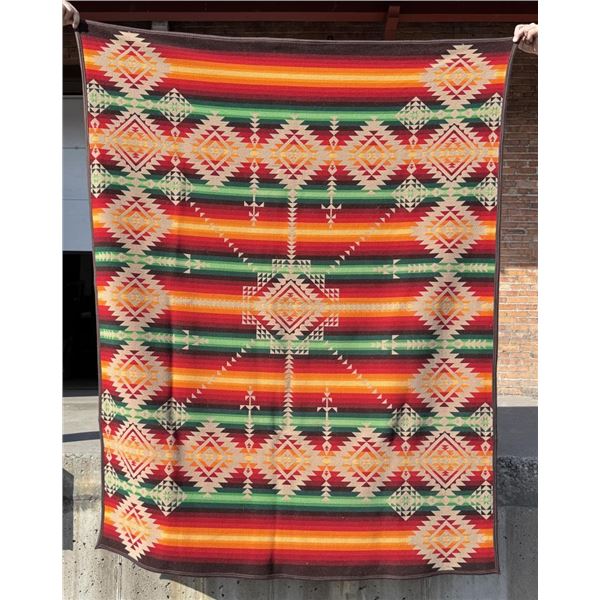 Antique Pendleton Indian Wool Blanket