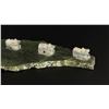 Image 2 : Alaskan Inuit Eskimo Jade Dog Sled Carving