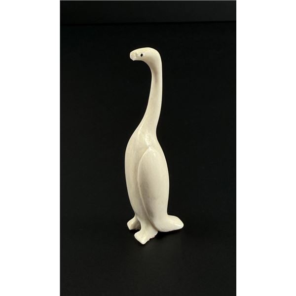 Alaskan Inuit Eskimo Ivory Bird Carving