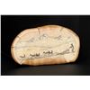 Image 1 : Alaskan Inuit Eskimo Scrimshaw Ivory Panel