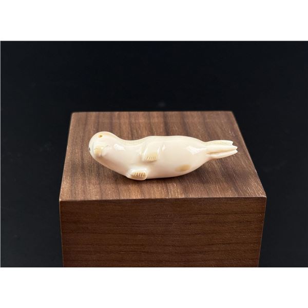 Carson Oozeva Alaskan Inuit Eskimo Ivory Seal